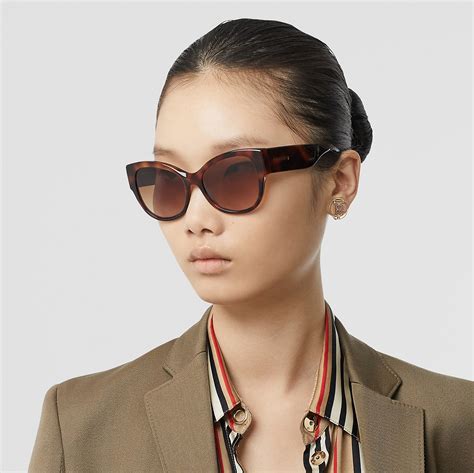 burberry tortoise sunglasses|Butterfly Frame Sunglasses in TORTOISE AMBER .